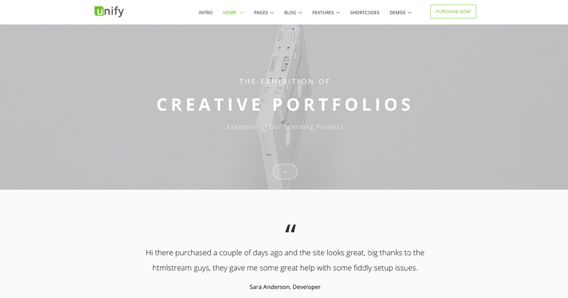 Unify Portfolio Demo